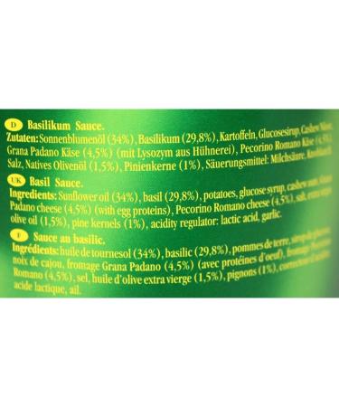  Unbekannt Tigullio Pesto Alla Genovese Pesto Pesto avec noix (verre 500 ml) - Buy Online on GoSupps.com