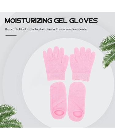 FOMIYES 2 Pairs Gel Care Kit Spa Socks for Cracked Feet Hand Moisture Gloves Hands Beauty Masks Gloves Women Spa Gloves Hand Gloves Miss Moisturizing Yarn Accessories - Buy Online on GoSupps.com