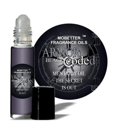 MOBETTER FRAGRANCE OILS Armor Black Coded Cologne Fragrance Body Oil for Men