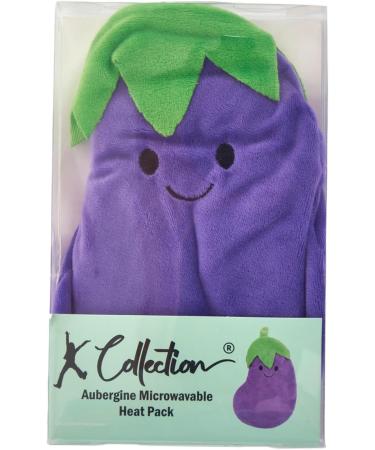K Collection Heat Pack with Novelty Plush Cover - Aubergine Design - Microwavable Plush Clay Beads Heat Bag - Heating Pads Hot Aubergine Heat Pack - Buy Online on GoSupps.com