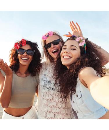 8pcs Mouse Ears Glitter Hair Bows Clips for Girls - Princess Hair Accessories for Kids & Women - Custom Birthday Party Decor - Buy Online on GoSupps.com