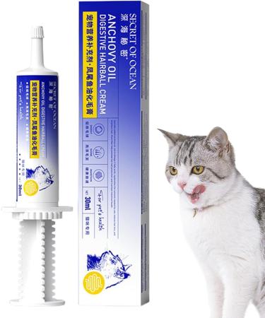 Hairball Paste Anti Hairball Gel - Anti Hairball Control Nutritious Natural and Effective Supplement for Healthy Tissue and Kitten 30ml - Buy Online on GoSupps.com