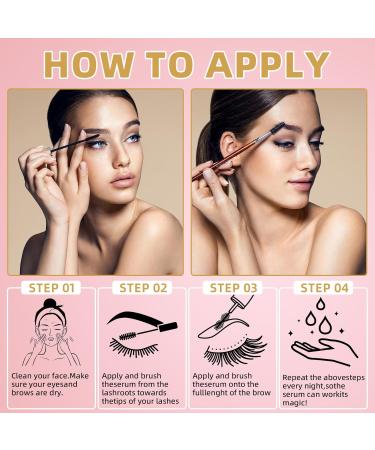 Lashluxe Castor Oil Vegan Growth Serum - Best Eyelash Growth Serum for Longer Voluminous Lashes - Shop Internationally - Buy Online on GoSupps.com