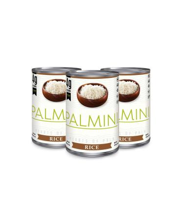 NEW!! Palmini Low Carb Rice | 4g of Carbs | As Seen On Shark Tank | Gluten Free | (Can, 6 unit) (14 Ounce (Pack of 3))