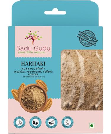 Sadu Gudu Haritaki | Kadukkai | Inknut | Karakkaya | Terminalia chebula | Harad Powder (100g /0.22lbs) - Buy Online on GoSupps.com