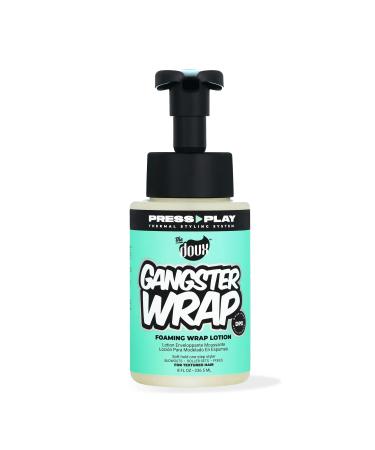 The Doux GANGSTER WRAP Foaming Wrap Lotion - Mousse for Curly Hair - One-Step Styler for Blowouts Roller Sets and Pixies