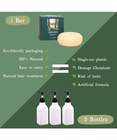 Adirondack Mountain Air Natural Shampoo Bar - Vegan Sulfate-Free Eco-Friendly Solid Hair Cleanser for Normal & Oily Hair (2.5 Oz - Buy Online on GoSupps.com