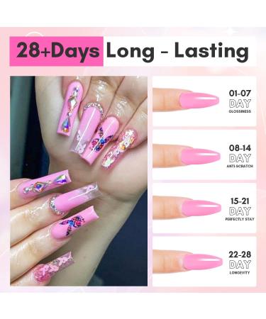Makartt Poly Nail Gel 50ML Soft Pink Builder for Nail Extension Strengthener 3D Trendy Nail Art Design Manicure Home DIY Salon - Fondant Pink - Buy Online on GoSupps.com