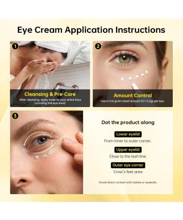 Revive Eye Cream with Retinal Niacinamide Reduces Under-Eye Bags Fine Lines Dark Circles and Wrinkles Stimulates Cell Renewal & Firms Skin. Korean Skin Care 40g(1.40 fl. oz) - Buy Online on GoSupps.com
