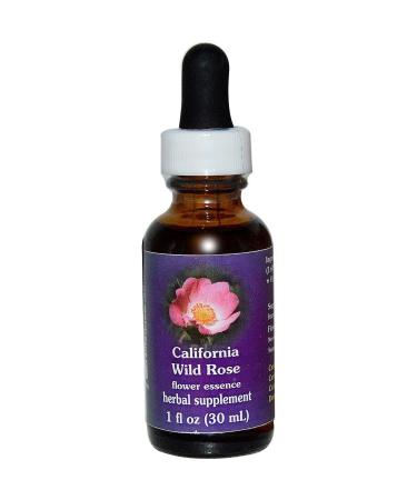 Flower Essence FES Quintessentials California Wild Rose Supplement Dropper - 1 fl oz