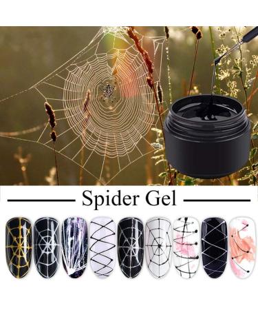 XOINLLA 6 Colors Spider Gel - Soak Off UV LED Nail Art Gel for DIY Manicure & Drawing | Elastic Nail Gel Polish - Buy Online on GoSupps.com