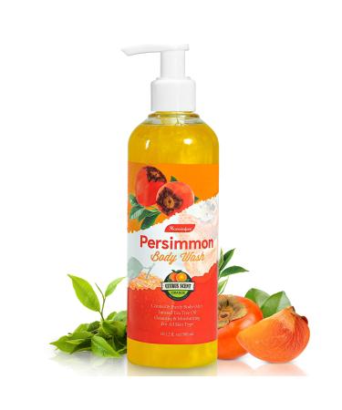 Persimmon Body Wash for Women and Men Odor Control Natural Deodorizing Pesimmon Soap for Old People Smell Purifying Nonenal Soap 10.12 Fl. Oz 10.12 Fl Oz (Pack of 1)