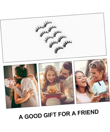 Angoily 5 Pairs Artificial False Eyelashes Creative Fake Eyelashes Cosmetics Tools Makeup Tool Long Extension False Lash Women Makeup Eyelash Curl Genuine Lashes Unique 3d Chemical Fiber - Buy Online on GoSupps.com