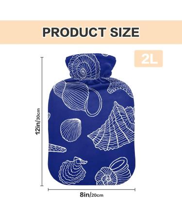Buy Ocean Shells Hot Water Bottles - 2L Pain Relief for Neck & Shoulder | International Shipping - Buy Online on GoSupps.com