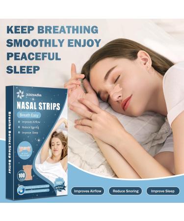 200 Counts Nasal Strips to Stop Snoring Anti Snoring Nasal strips Nose Strips for Breathing Improved Airflow Reduction Snoring Breathe Right Extra Strength Nasal Strips. - Buy Online on GoSupps.com