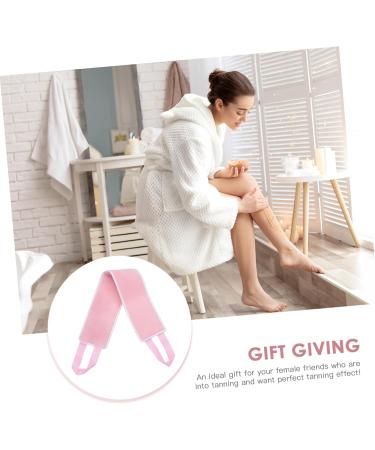 Healeved Flocking Back Strip Tanning Back Lotion Applicator Back Tanning Strap Self Tanning Mitt Applicator Bathroom Supplies Back Buddy Lotion Applicator) Fiber Pink Foot Accessories - Buy Online on GoSupps.com
