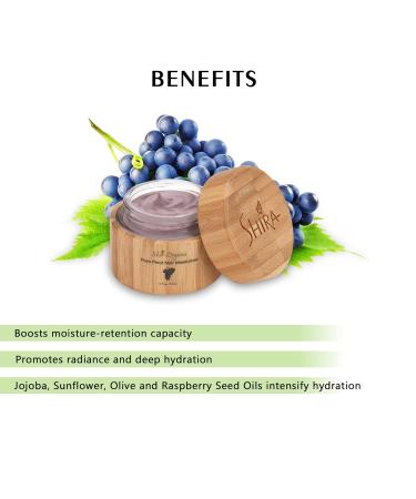 Shira Shir Organic Pure Pinot Noir Moisturizer Hydrating for Normal to Dry Skin (15ml) | International Shipping Available - Buy Online on GoSupps.com