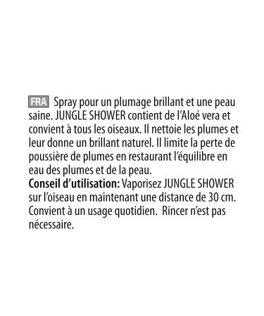 Buy VERSELE-LAGA Jungle Shower with Aloe Vera 500ml - International Shipping Available | Premium Pet Care - Buy Online on GoSupps.com