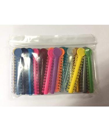 Dental Ligature Ties Orthodontics Elastic Bands - 1040pcs/pack - Buy Online on GoSupps.com
