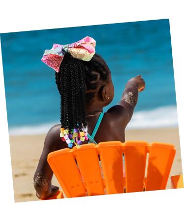 FRCOLOR Children's Dreadlocks Ponytail Hair for Braiding Braids Hair Extension Ponytail Hair Extensions Beaded Hair Extension Wig High Temperature Wire Extend Miss Bow Tie - Buy Online on GoSupps.com