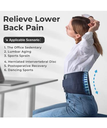 Buy AIRPOP Back Support Belt - Lower Back Brace (Small) for Pain Relief | Sciatica Herniated Disc & Scoliosis Solutions - Free International Shipping - Buy Online on GoSupps.com