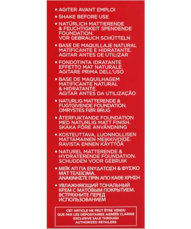 Skin Illusion Velvet Foundation - 106N Vanilla by Clarins for Women - 1 oz Foundation - Buy Online on GoSupps.com