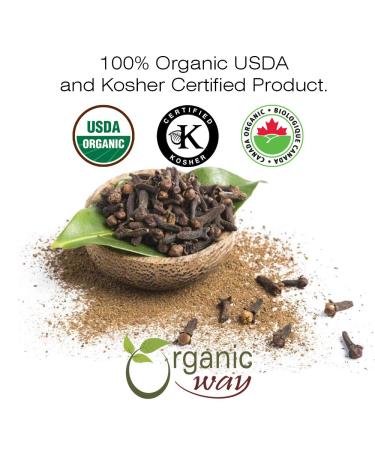 Organic Cloves Powder - Aromatic Spice from Sri Lanka | 1LB (16oz) | USDA Certified, Vegan & Gluten-Free - Buy Online on GoSupps.com