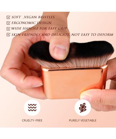Body Makeup Tanning Brush - Kabuki Blend & Blur Applicator for Self Tanner & Mousse - Buy Online on GoSupps.com