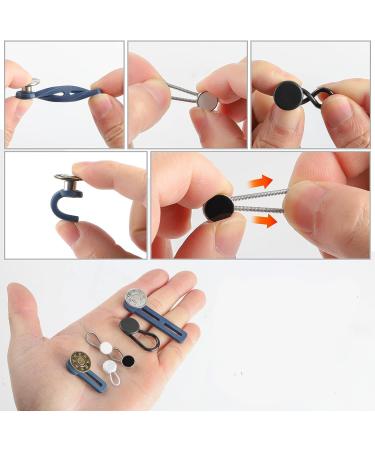 Pants & Collar Button Extender Set for Men & Women - Waist & Neck Extenders for Jeans, Shirts - Pack of 8 - Buy Online on GoSupps.com