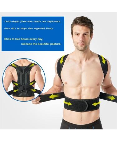 Back Support Back Brace Lumbar Support Full Back Support Belt Posture Corrector Waist Back Brace Vest Lumbar Decompression Belt Back Support Belt(Black Small) Small Black - Buy Online on GoSupps.com
