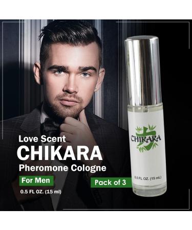 Chikara Pheromone Cologne for Men High Concentration Pheromone Spray Mens Pheromones Cologne to Attract Women Long Lasting Cologne Pheromones for Men (15 ML) - 3 Pack 0.5 Fl Oz (Pack of 3) - Buy Online on GoSupps.com