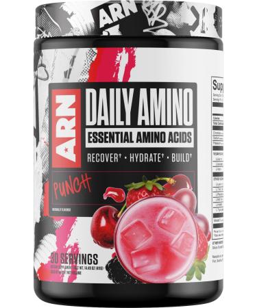 Arms Race Nutrition | ARN | Daily Amino Essential Amino Acids (30 Servings Punch) Punch 14 Ounce (Pack of 1)