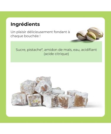 Extra Pistachio Turkish Delight 500g I Koska Pistachio Turkish Delight | Gift Size 500 gr | Traditional Luxury Confectionery | Vegan | Halal | Kosher | Lokum Soft Candy | Gluten Free - Buy Online on GoSupps.com