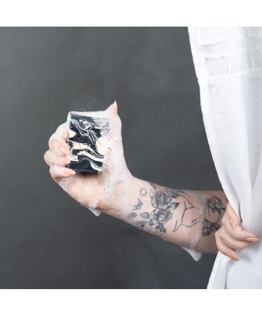 Pacha Clarifying Charcoal Bar Soap 5 Pack - Handcrafted Soap with Activated Charcoal & Essential Oils for Face, Hands, Body | Invigorating Charcoal Soap - Buy Online on GoSupps.com