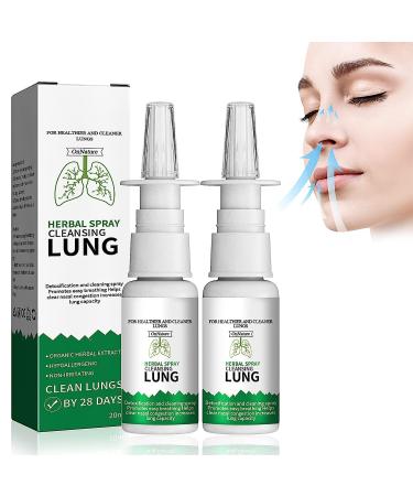 Ganbaro Nasal Spray Herbal Spray Cleansing Lung Relieve Nasal Congestion Nasal Discomfort Nasal Cavity Cleaning Care Solution-2pcs