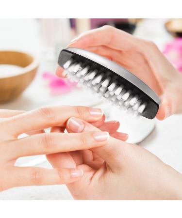 3-Piece Stainless Steel Nail Brush Set - Vibury Hand Wash Brushes for Cleaning Nails, Mud, and Eliminating Odors - Buy Online on GoSupps.com