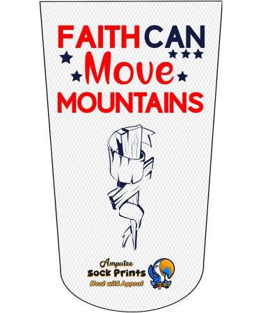 Heal with Appeal Amputee Stump Sock - Faith Can Move Mountains - V1 3Ply - Buy Online on GoSupps.com