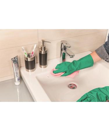 Vileda Dermo Plus Soft & Gentle Latex-Free Rubber Gloves | Size M | Pack of 4 - Ideal for Sensitive Skin | International Shipping Available - Buy Online on GoSupps.com