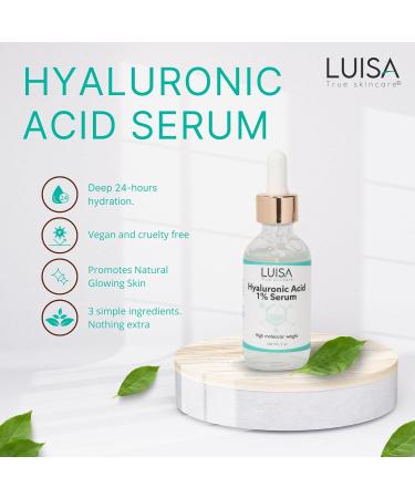 Buy Hyaluronic Acid Serum - Anti-Aging Hydrating Face Serum for Wrinkle Reduction | International Shipping - Buy Online on GoSupps.com