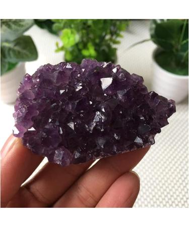 Amethyst Rough Stone 108g Natural Amethyst Cluster Quartz Crystal geode Specimen Healing - Buy Online on GoSupps.com