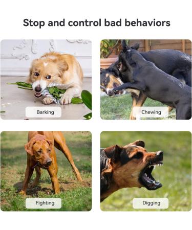 YUCEN Anti Barking Device Ultrasonic Anti Barking Devices with 3 Frequency Levels Automatic Stop Dog Barking Deterrent Barking Control Devices Indoor Outdoor Use - Buy Online on GoSupps.com