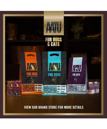 AATU Adult Dog Food Wet Tins - Variety Pack (6x400g) - Grain Free Recipe with No Artificial Ingredients - Good for Low Maintenance Feeding Single - Buy Online on GoSupps.com