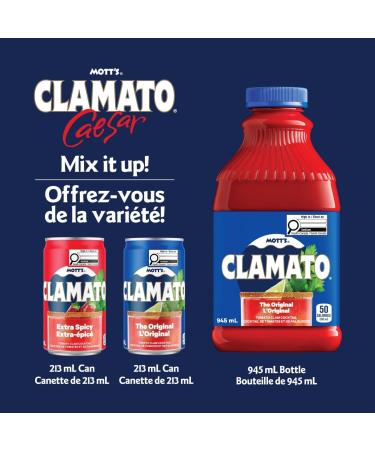 Mott's Clamato Original 945mL Bottle Pack of 1 - Buy Online on GoSupps.com