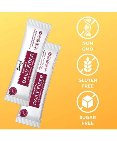 Konsyl Original Formula Daily Fiber Psyllium Husk Powder - 30 Stickpacks - Buy Online on GoSupps.com