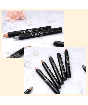 LOKFAR 16 PCS Glitter Eyeshadow Stick Set - Waterproof & Hypoallergenic Eye Makeup Crayons - Buy Online on GoSupps.com