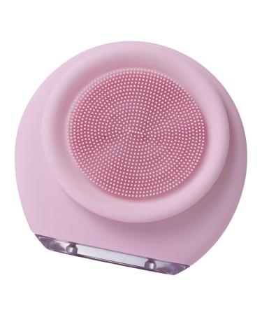 Silicone Facial Scrubber Facial Cleansing Brush | Soft Facial Exfoliating Facial Brush | Waterproof Silicone Facial Brush for Birthdays Anniversaries Facial Cleaning Holidays Pink