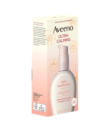 Aveeno Ultra-Calming Daily Moisturizer with SPF 15 - 4 fl oz | Soothing Sunscreen - Buy Online on GoSupps.com
