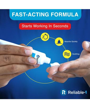 Rectalief 5% Lidocaine Hemorrhoid Cream (Max Non-RX Strength) Reliable-1 Laboratories Soothing Anorectal Numbing Hemorrhoidal Ointment - Pain Itching & Burning Strongest OTC Anal Treatment 2-Pack - Buy Online on GoSupps.com