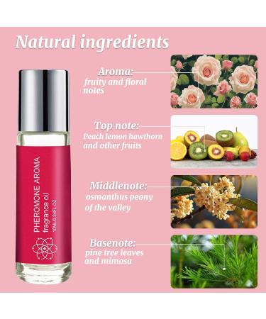 Roll-On Pheromone Perfume for Women rollerball perfume travel perfume clean perfume Long-Lasting Pheromone-Infused Essential Oil - 0.34 fl.oz - Buy Online on GoSupps.com