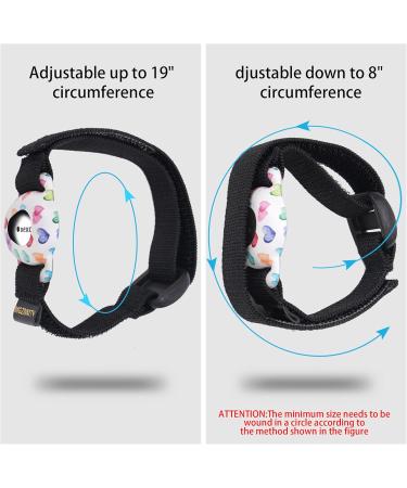 Armband for Dexcom G7 | Adjustable 8-19" Waterproof CGM Accessories | Raining Hearts Design - Buy Online on GoSupps.com